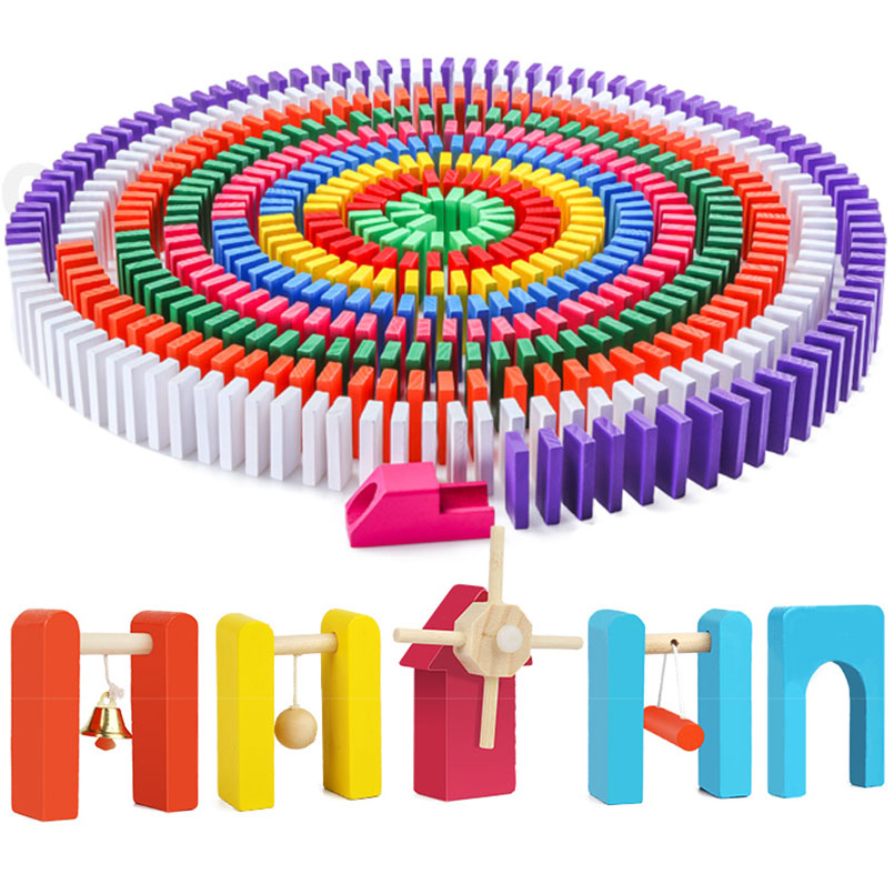 Board Game Monopoli - Chidlren Wooden Domino Toys Institution Accessories