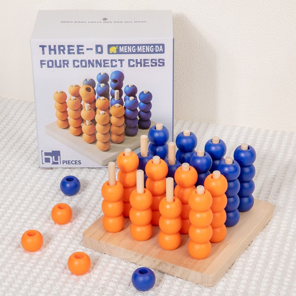 Board Game Fun - Four In A Row 4 Beads