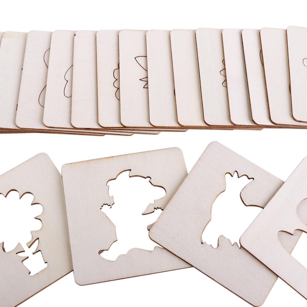 Board Game Template - Game Drawing Stencils Kit Wooden Painting