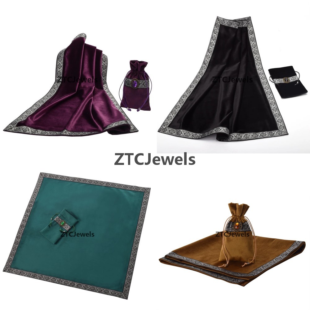 Board Game Life - Velvet Tarot Tablecloth with Bag Wicca