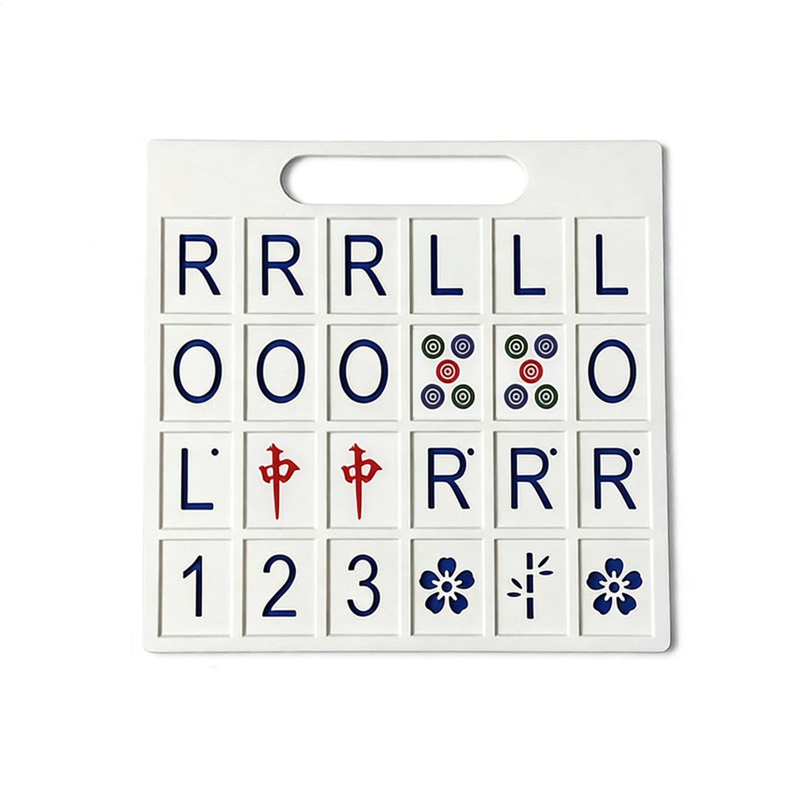 Board Game Family - Solo Mahjong Board 24 Slots Portable