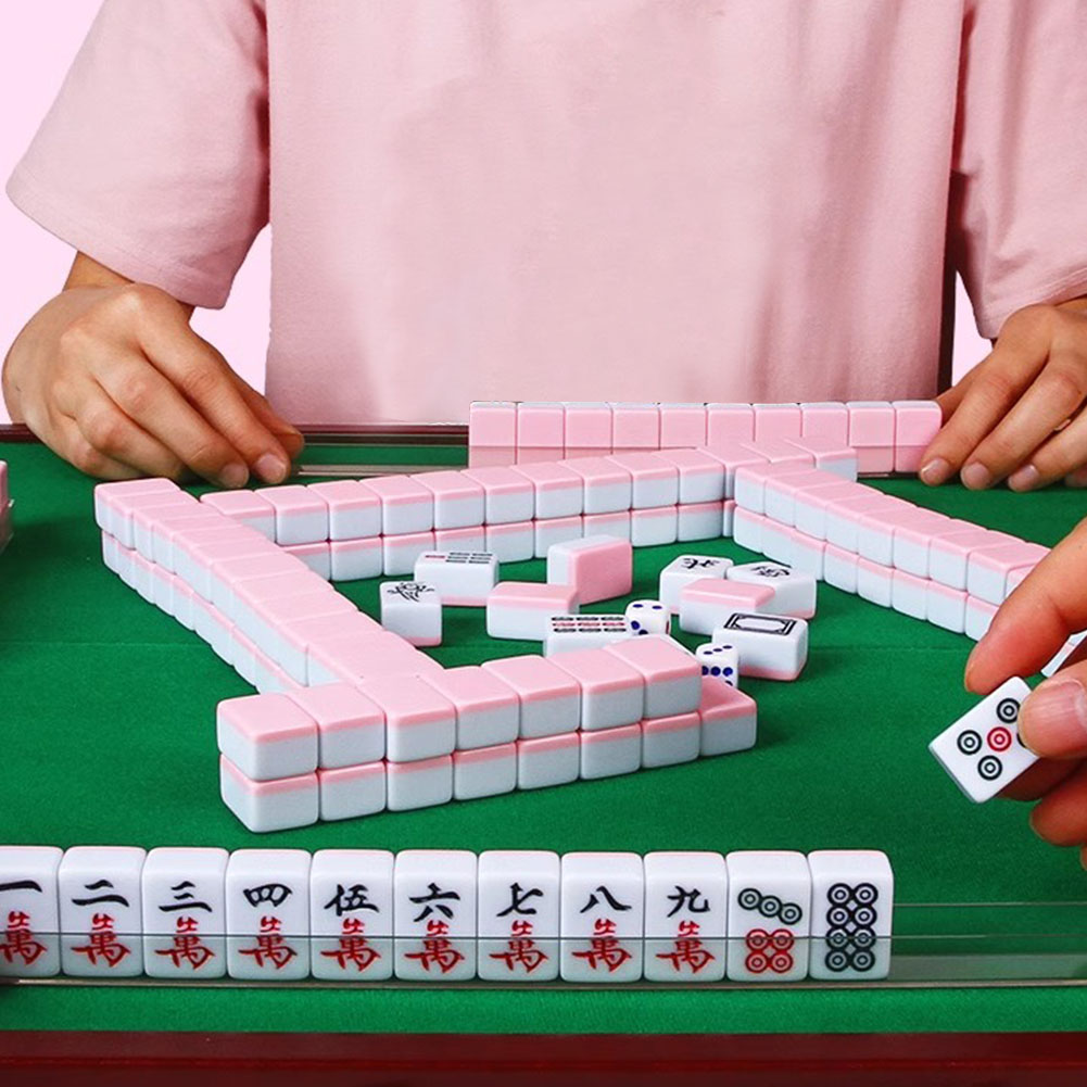 Board Game Family - Mini Mahjong Chinese Traditional Mahjong Board