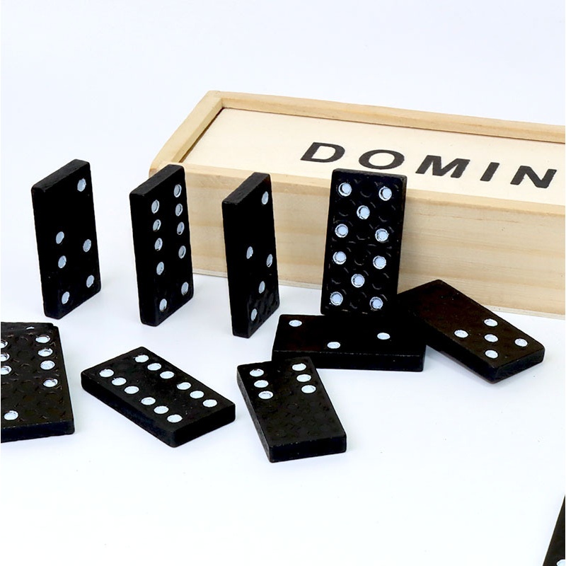 28 Pieces Of Black Dominoes Wo - огляд і ціна Board Game Monopoli