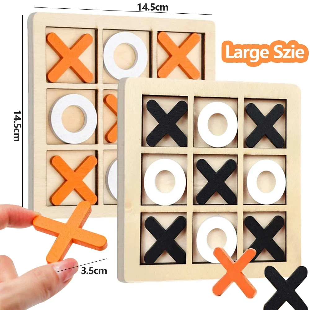 Wooden XO Tic Tac Toe Game Min - огляд і ціна Board Game With Questions