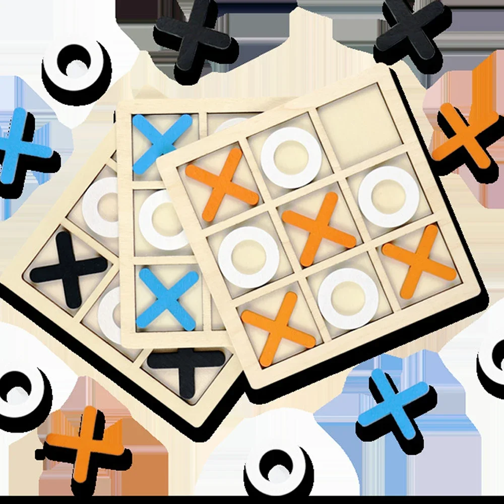 Wooden XO Tic Tac Toe Game Min - огляд і ціна Board Game With Questions