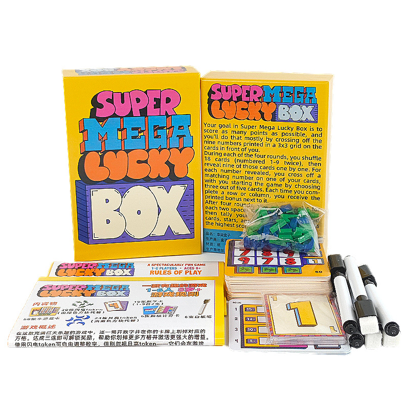 Super Mega Lucky Box Board Gam - огляд і ціна Board Game Family