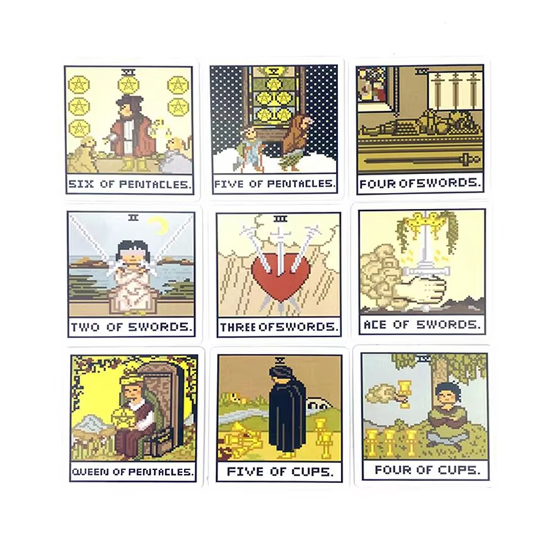 8 Bit Fantasy Tarot Deck Card  - огляд і ціна Board Game Life