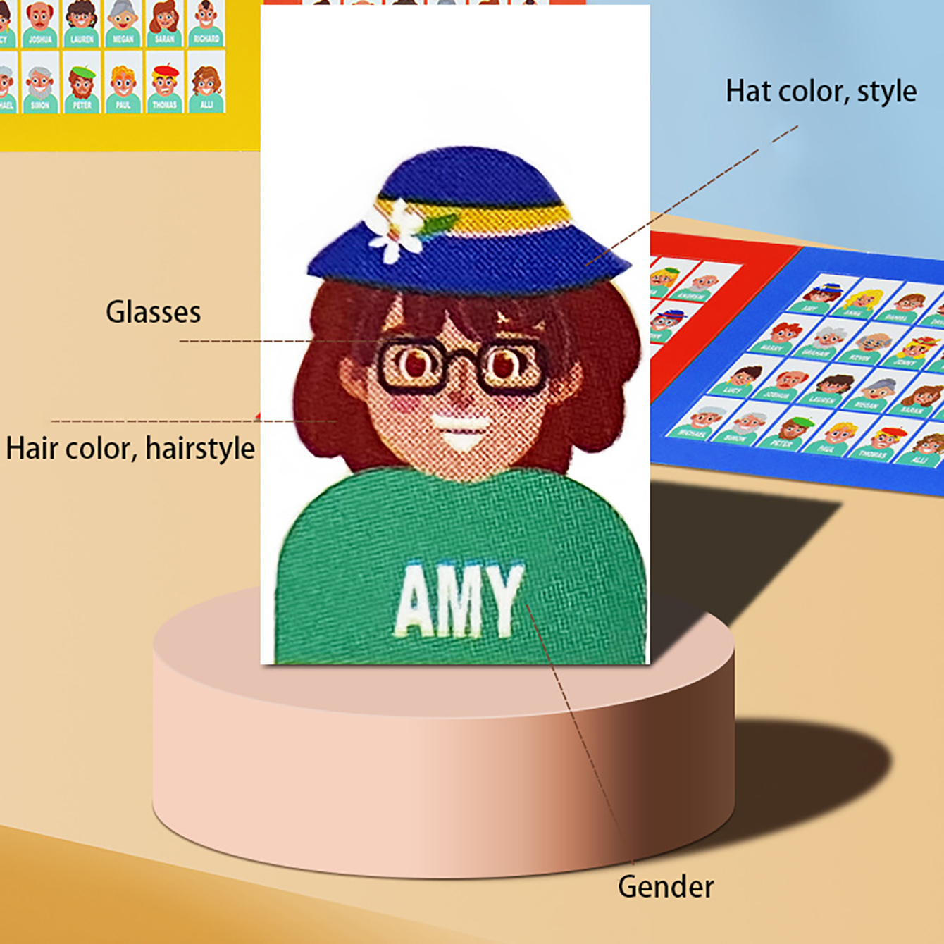 Family Guessing Board Game Who - огляд і ціна Board Game With Questions