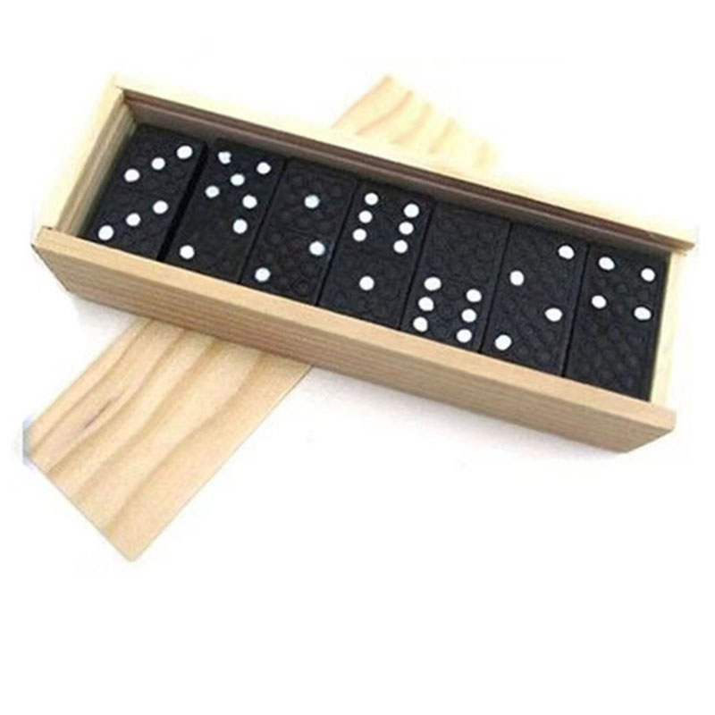 28pcs/Set Wooden Domino Board  - огляд і ціна Board Game Monopoli