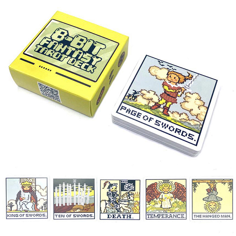 1Box 8 Bit Fantasy Tarot Deck  - огляд і ціна Board Game Life