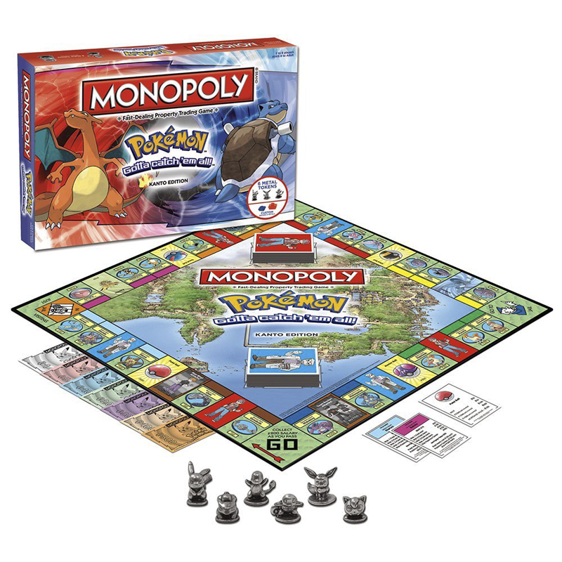 MONOPOLY Pokemon Board Game Ca - огляд і ціна Board Game Monopoli