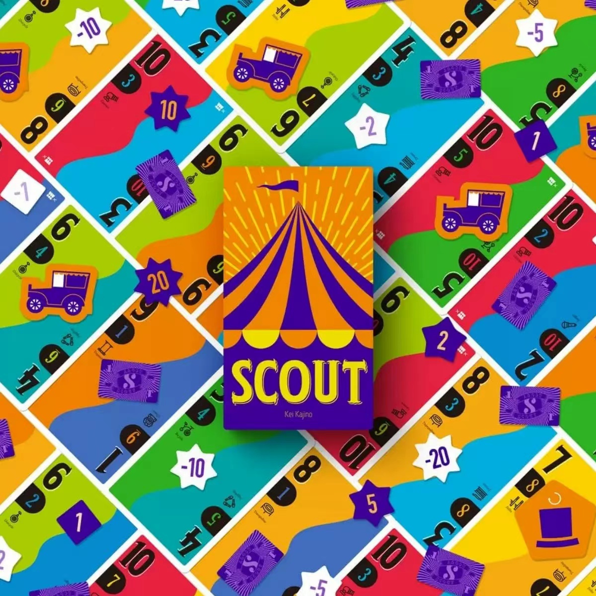 Scout Card Game Circus Scout B - огляд і ціна Board Game Template