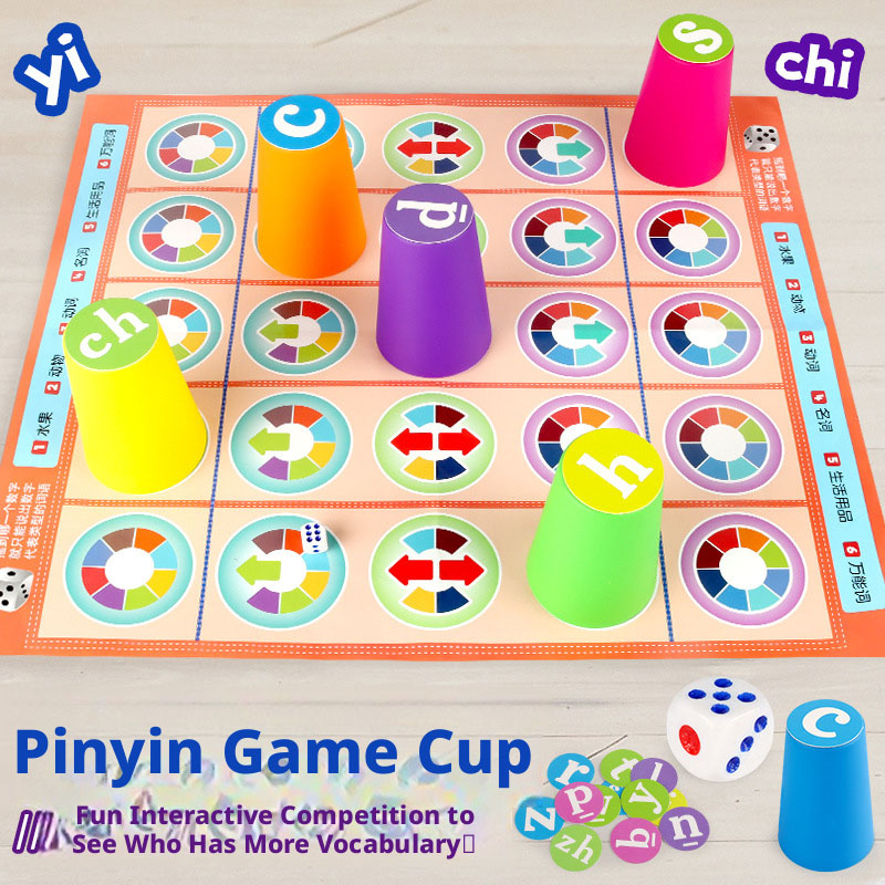 Hot Kids Chinese Pinyin Matchi - огляд і ціна Board Game With Questions