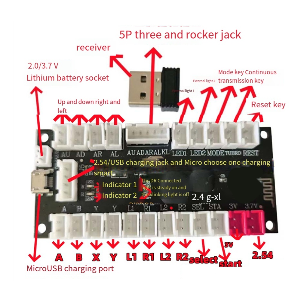 L77A 2.4G Wireless Zero Delay  - огляд і ціна Board Game Android