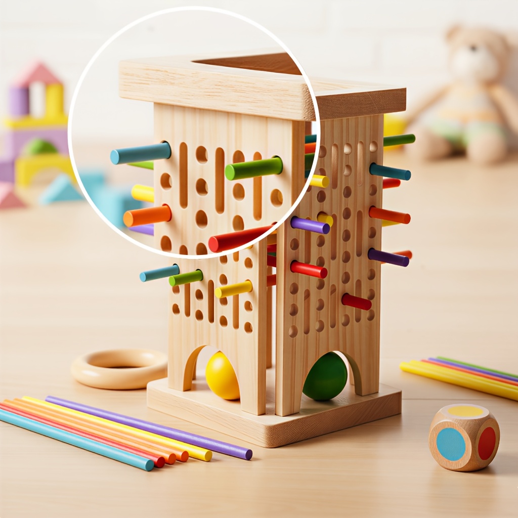 Montessori Wooden Board Game C - огляд і ціна Board Game Family