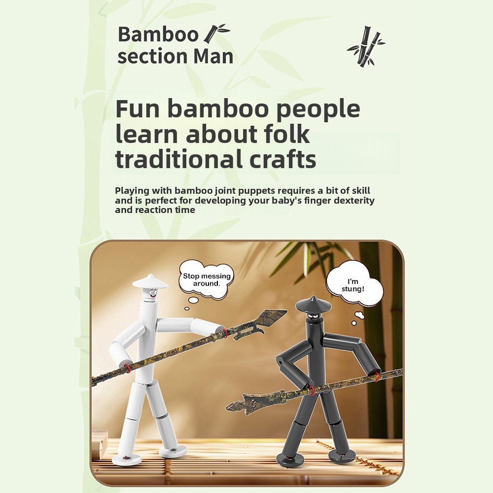 Two-player Battle Bamboo Man B - огляд і ціна Board Game With Questions