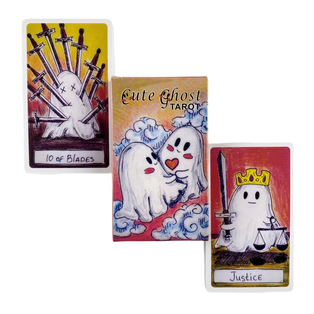 Cute Ghost Tarot Deck Toy Set  - огляд і ціна Board Game Life