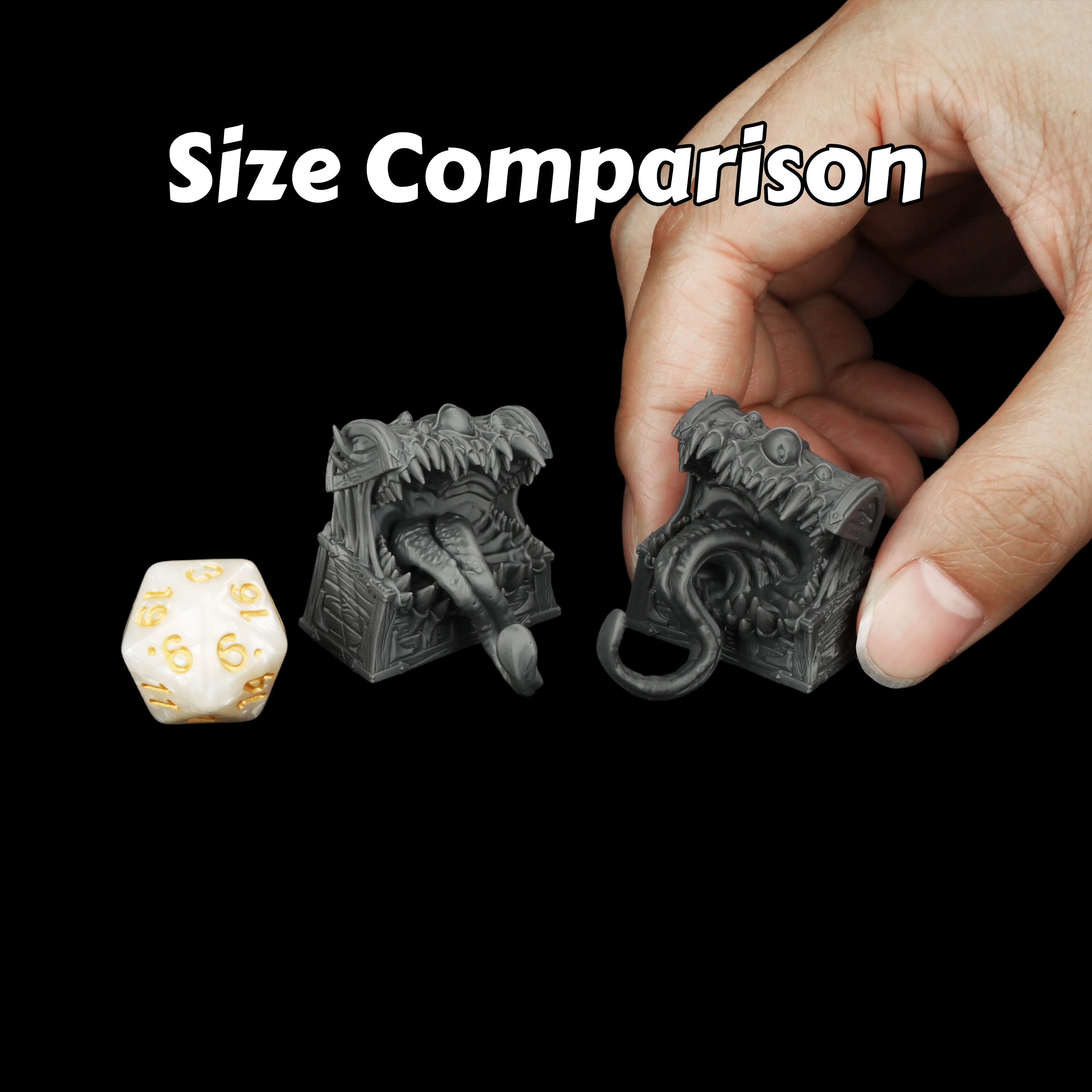 2 Pcs Mimic Miniatures - Resin - огляд і ціна Board Game Rpg