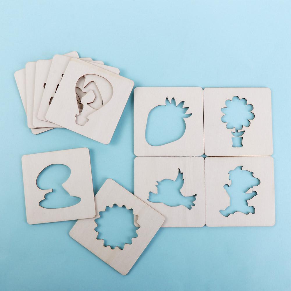 Game Drawing Stencils Kit Wood - огляд і ціна Board Game Template