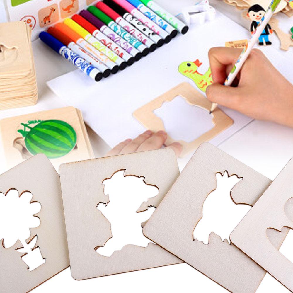 Game Drawing Stencils Kit Wood - огляд і ціна Board Game Template