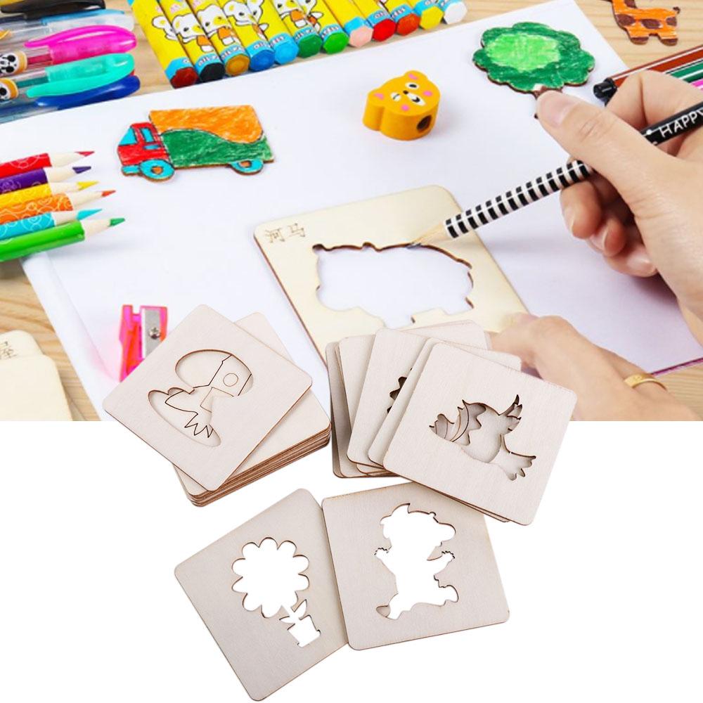 Game Drawing Stencils Kit Wood - огляд і ціна Board Game Template