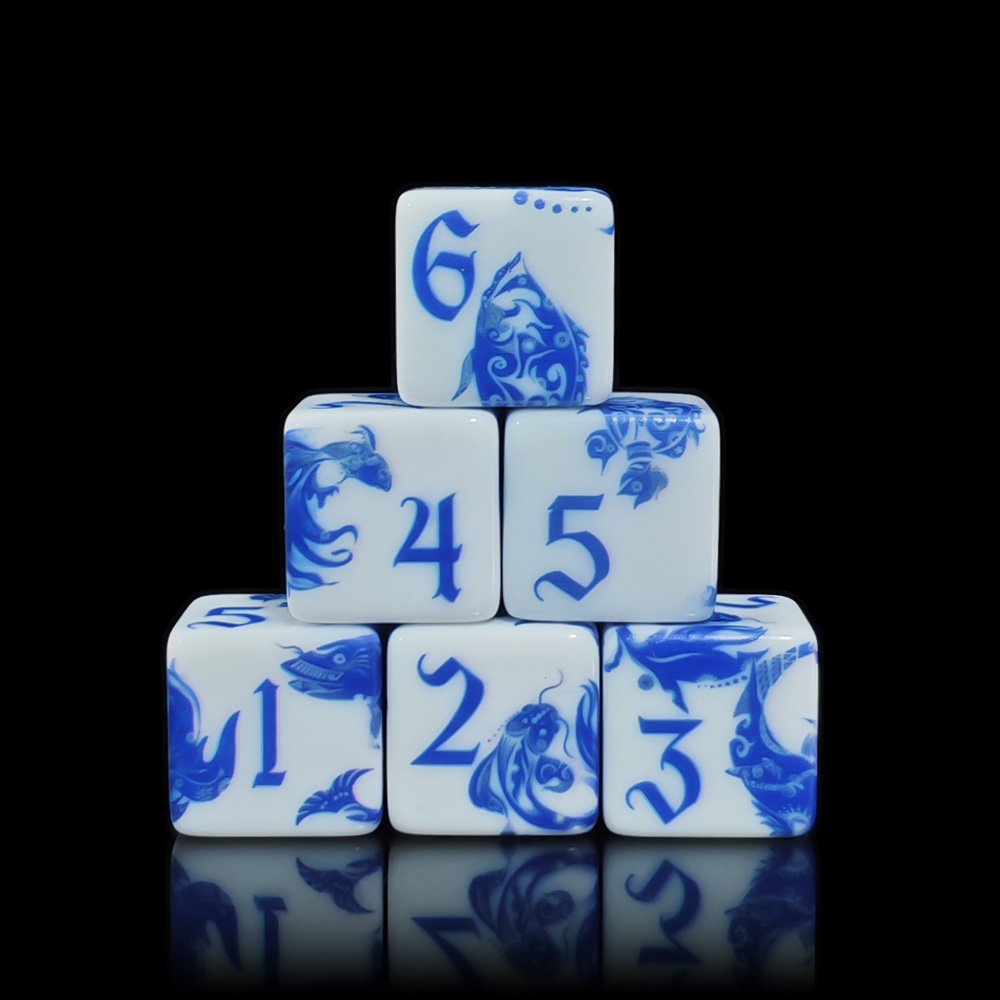 12Pcs Blue And White Porcelain - огляд і ціна Board Game Rpg