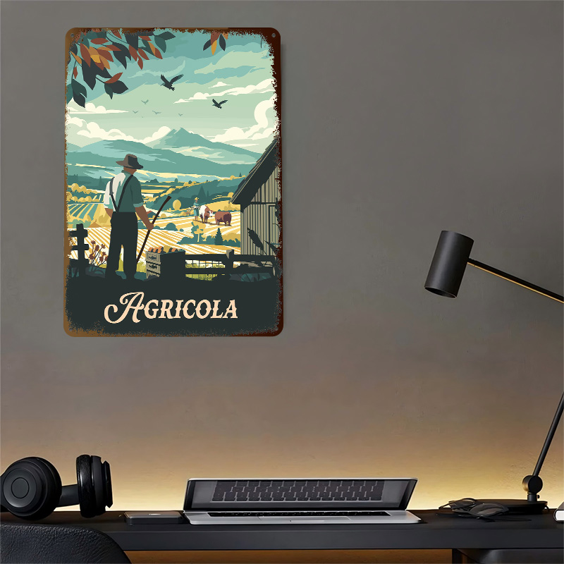 Agricola Board Game Inspired I - огляд і ціна Board Game Illustrator
