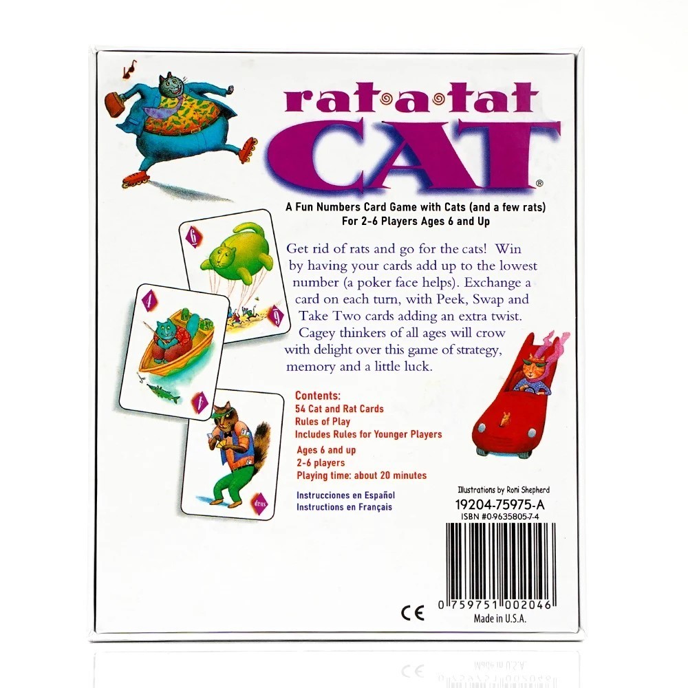 Rat A Tat Cat Fun Numbers Card - огляд і ціна Board Game Fun