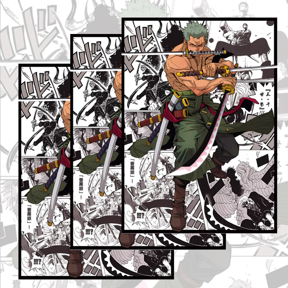 60PCS 66x91mm One Piece Anime  - огляд і ціна Board Game Illustrator