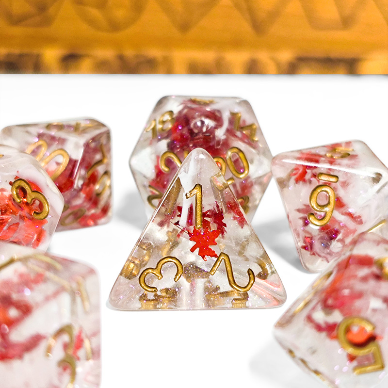 7PCS DND Dices Transparent Res - огляд і ціна Board Game Rpg