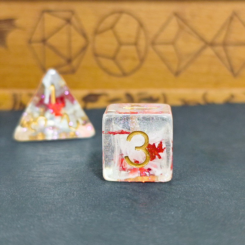 7PCS DND Dices Transparent Res - огляд і ціна Board Game Rpg