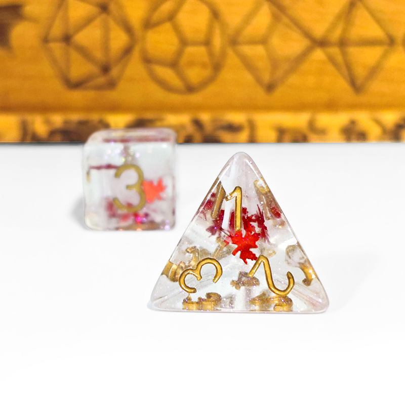 7PCS DND Dices Transparent Res - огляд і ціна Board Game Rpg
