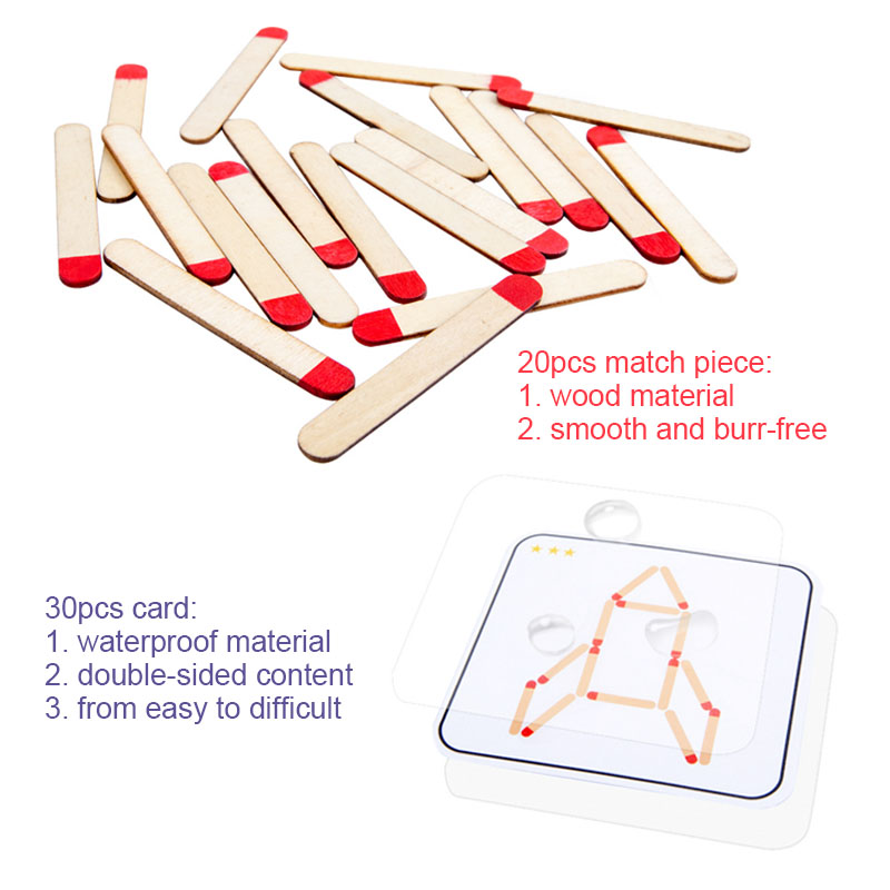 Montessori Matches Puzzles Gam - огляд і ціна Board Game Fun