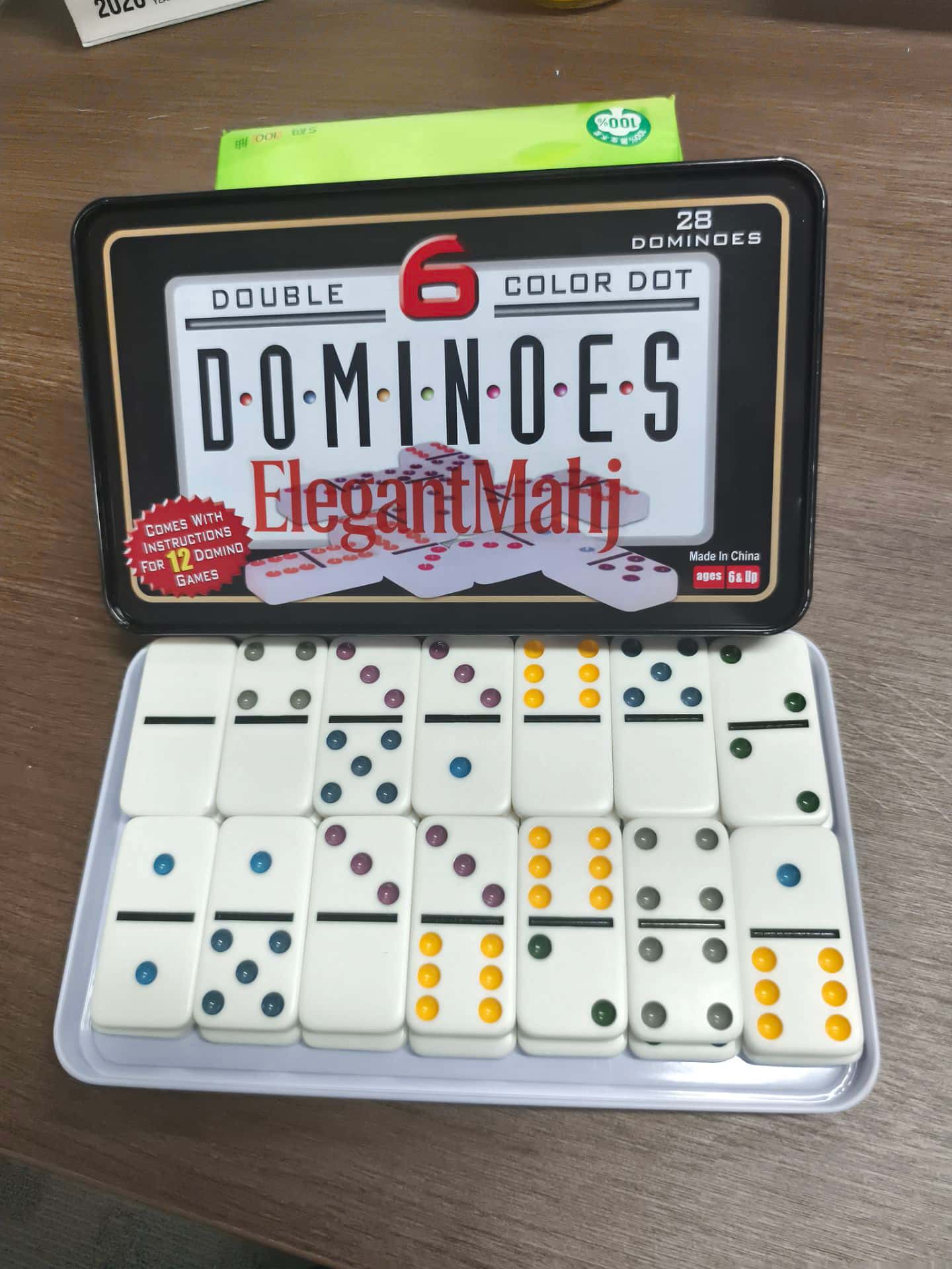 ElegantMahj Double Six Dominoe - огляд і ціна Board Game Family