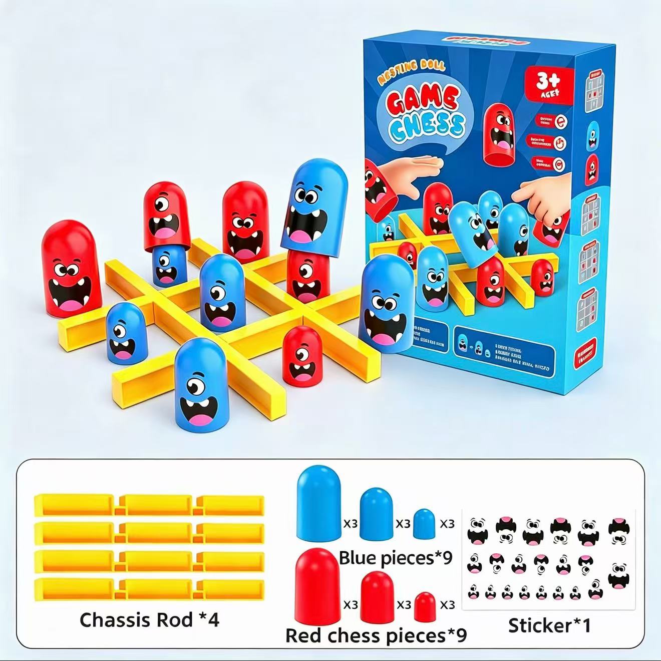 Tic-Tac-Toe Eat-and-Be-Sized S - огляд і ціна Board Game With Questions