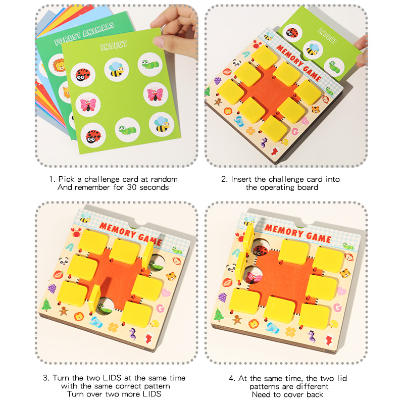 Wooden Memory Chess Toy For Ch - огляд і ціна Board Game Life