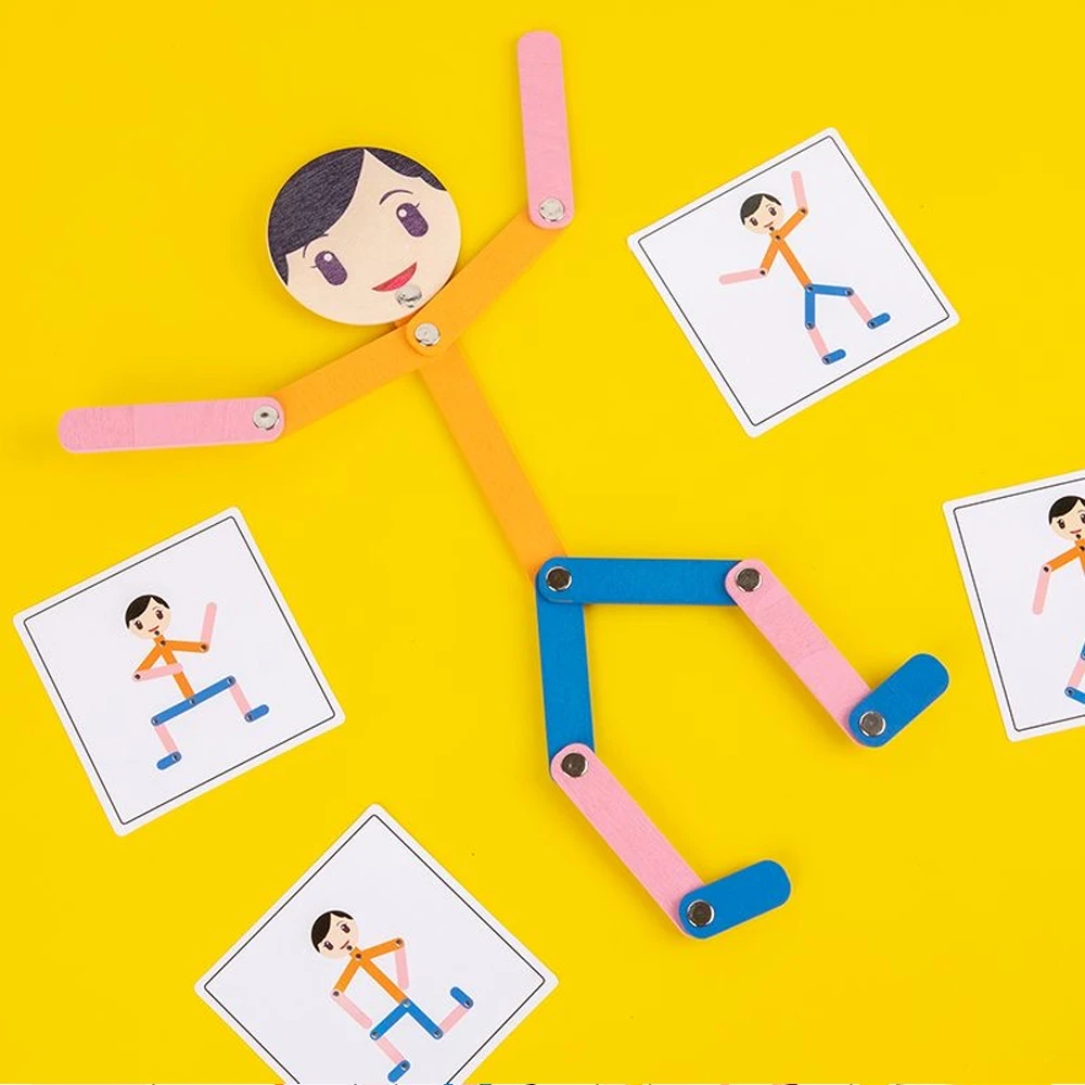 Sport Wooden Man Material DIY  - огляд і ціна Board Game With Questions